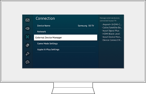 enabling the Input Signal Plus function step 3