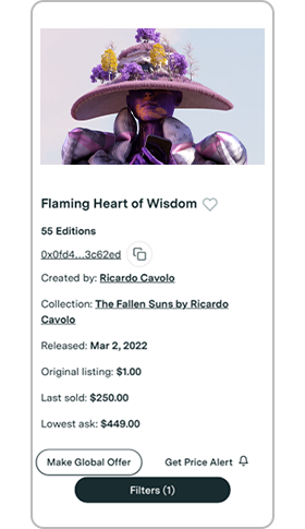 Mobile Detail Information page