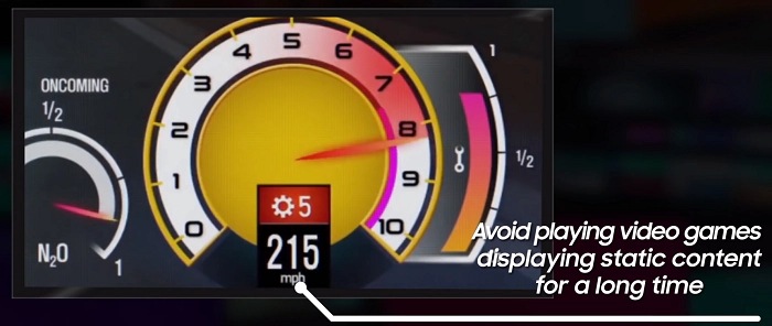 Avoid playing video games that have static features for long periods of time