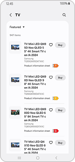 A list of compatible TVs with the SmarThings App