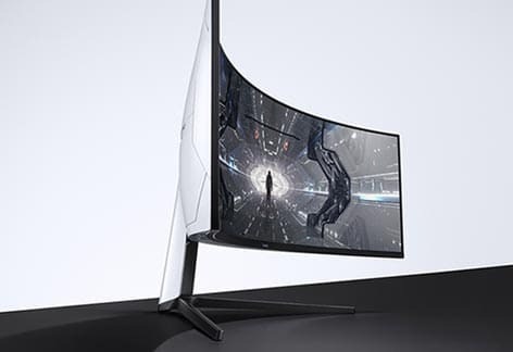 מבט בפרספקטיבה על דגם CTG9 49 אינץ' עומד.