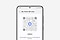 סמארטפון Galaxy מציג את ממשק המשתמש באפליקציית SmartThings המציע סריקת קוד QR.