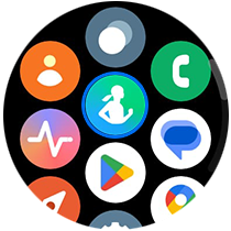 navigate to and open the Samsung Health app