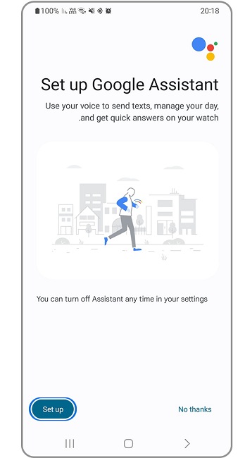 continue in smartphone image