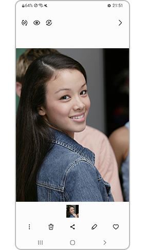 לאחר הוספת אפקט דיוקן