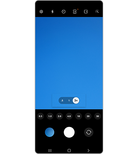 יישום המצלמה ב-One UI 4.0