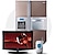 There are Zipel refrigerator, monitor, and an old flip phone named Anycall.