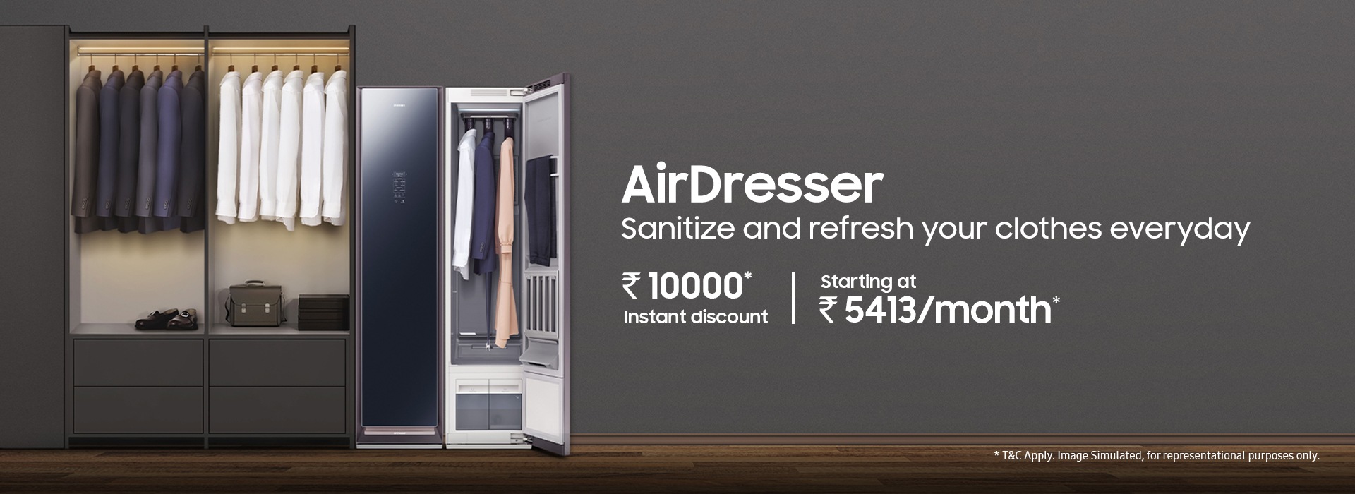 Samsung AirDresser Launch Offers Samsung AirDresser Launch Offers