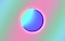 NFT art showing a sphere overlaid with colorful gradients.