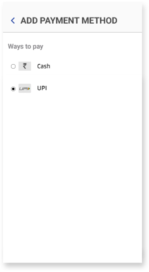 Make Cab Payments using BHIM UPI