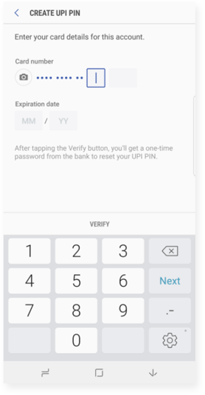 How to use BHIM UPI through Samsung Pay - Step 3