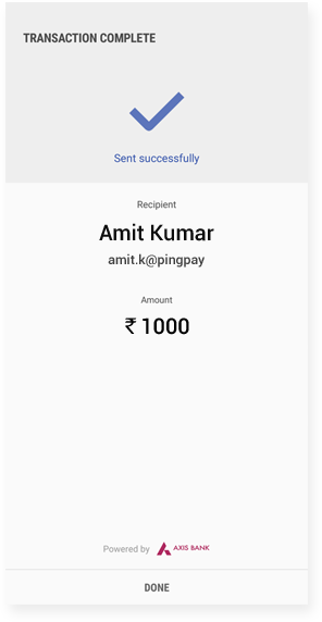 Send Money by BHIM UPI through Samsung pay