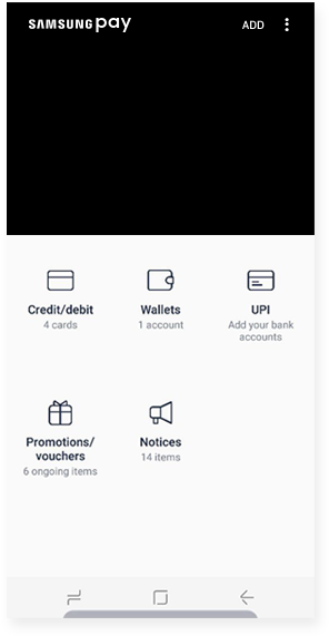 How to use BHIM UPI through Samsung Pay - Step 2
