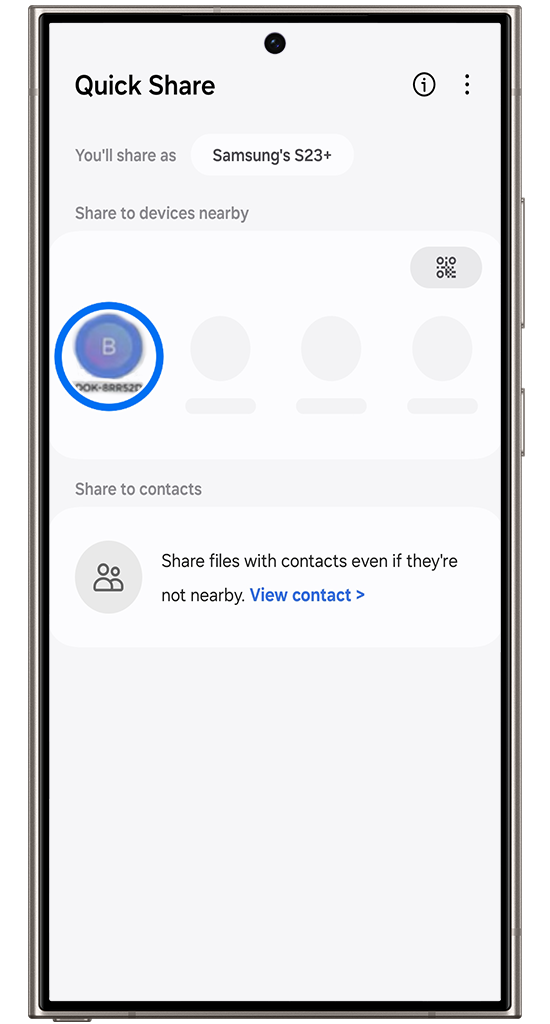 image showing sharing the video file