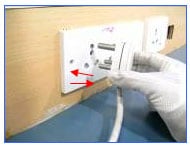 Check if there is a loose connection between plug and socket.