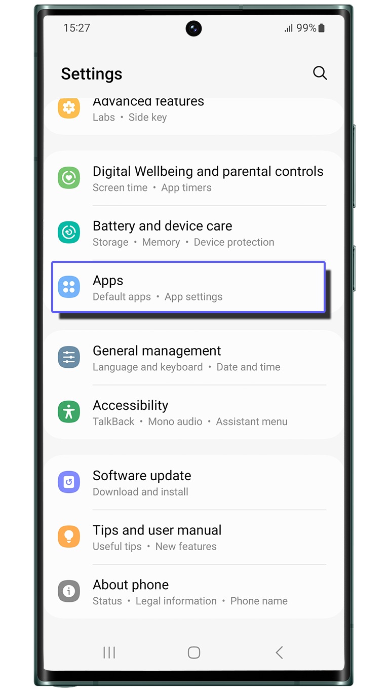 How to clear app cache and data in samsung phones