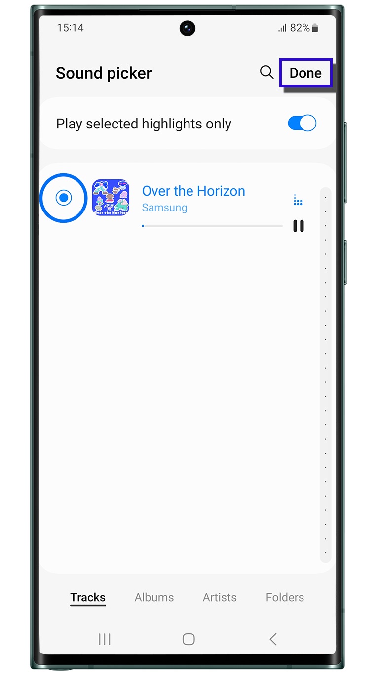 Image of music selection
