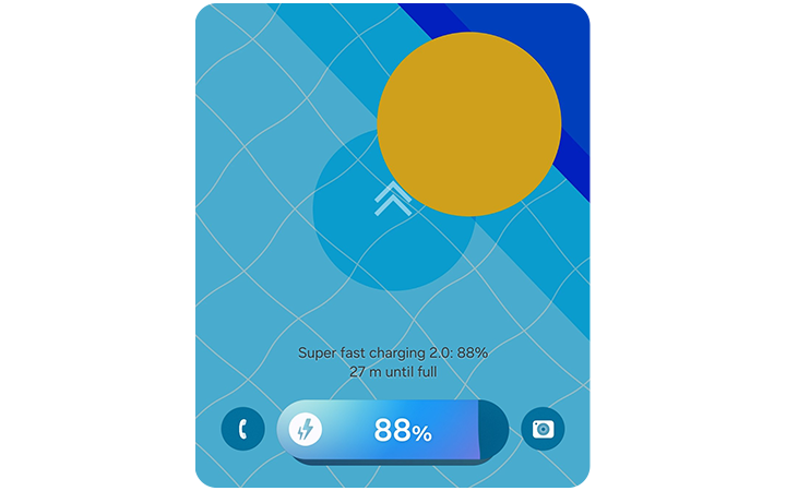 image showing the battery charging indication changes in one ui 7