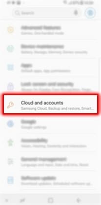 How do I backup my device data on external storage in Samsung Galaxy S9|S9+?