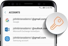 How to add accounts in Galaxy S9|S9+?