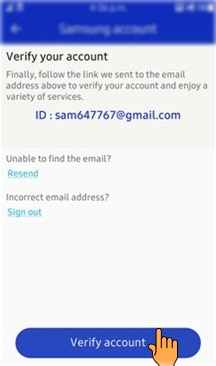 How to create Samsung account?