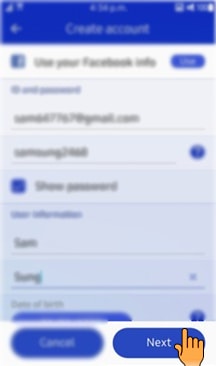 How to create Samsung account?