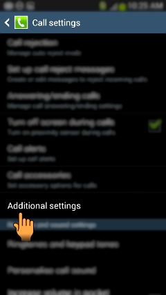 How to enable Call forwarding service when unanswered in Samsung Galaxy Grand Neo?