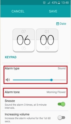 How to set alarm?