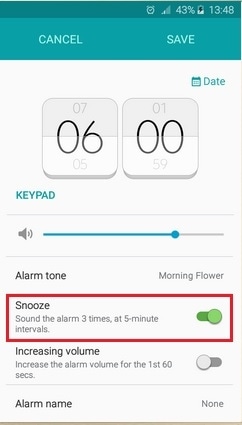 How to set alarm?