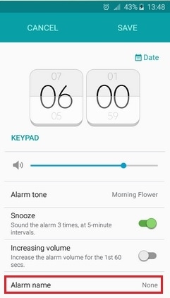 How to set alarm?