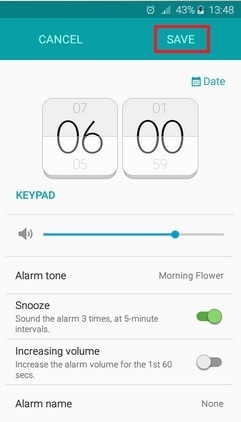 How to set alarm?