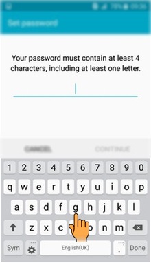 How to set Password Lock in Samsung Galaxy J2(SM-J200G)?