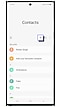 Tap on create contacts