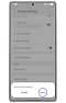 image showing tap on reset button for resettings camera settings