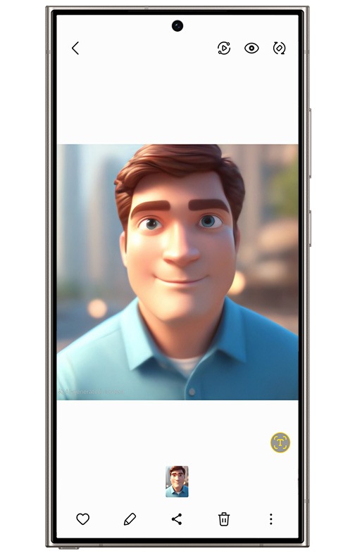 choosen the image that want to make live effect