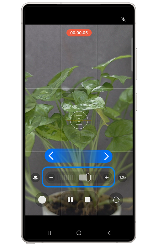 image showing to tap on camera p on samsung devices