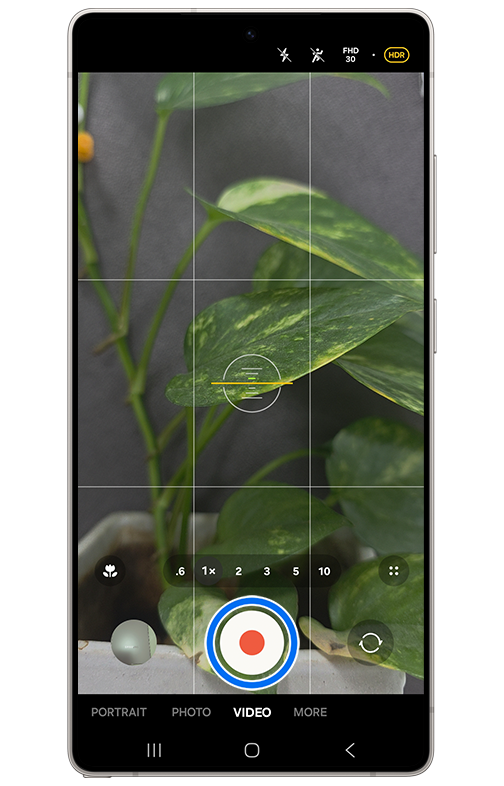 image showing to tap on capture buttoninsamsung devices