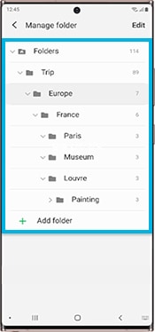 Folder structure example