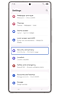 image showing to tap on Security and privacy