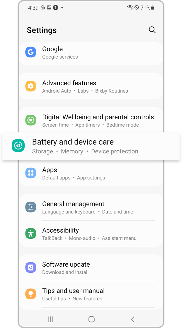 Battery and device care