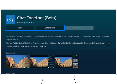 Step 4 Menu to Open or Add to Home