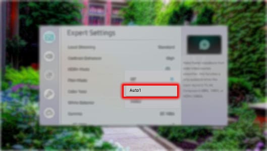 How to activate Film Mode in QLED?
