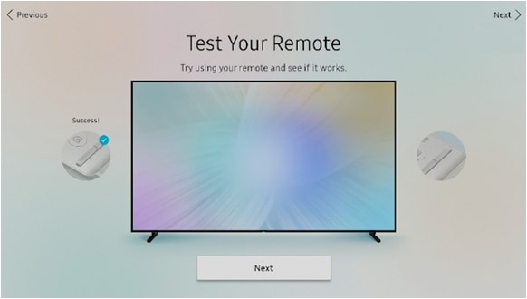 How to do initial setup in QLED?