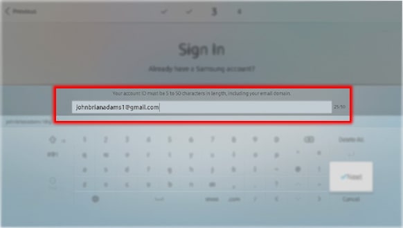 How to do initial setup in QLED?