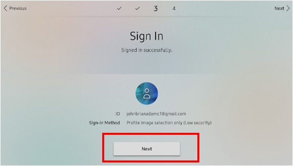 How to do initial setup in QLED?