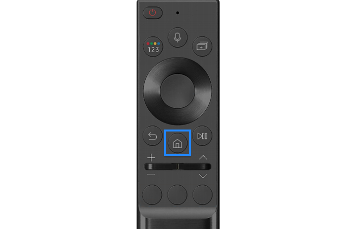 Home button on your remote controller