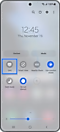 As the onscreen guide shows, pull down the notifications bar on your phone and tap the DeX button.