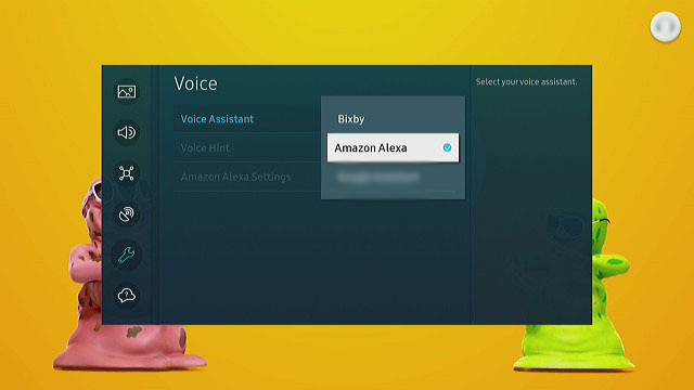 image of Voice assistant credentials selection