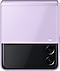هاتف Galaxy Z Flip3 5G باللون اللافندر يُرى من الجهة الخلفية.