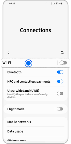 Choose Wi-Fi